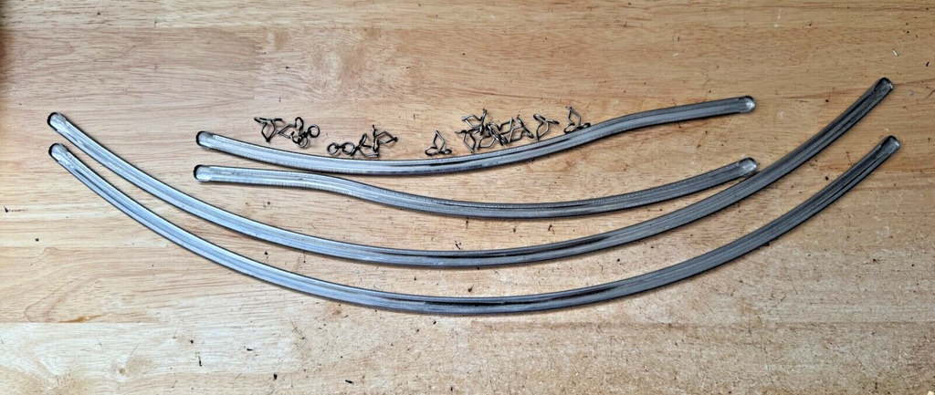 Harley 3717-39 Knucklehead Panhead UL WL Rear Fender Trim Kit 1939-48