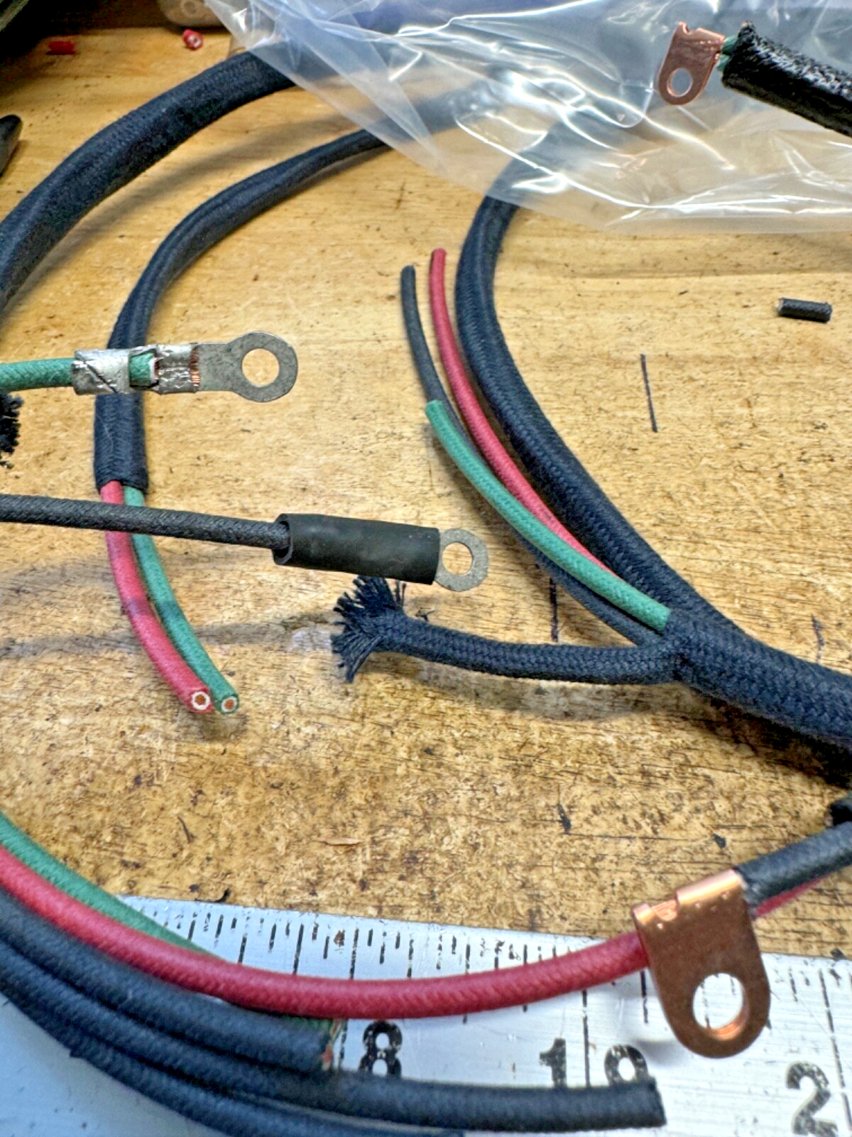 Harley 1942 XA Premium Wiring Harness Correct Soldered Terminals Cotton Loom USA