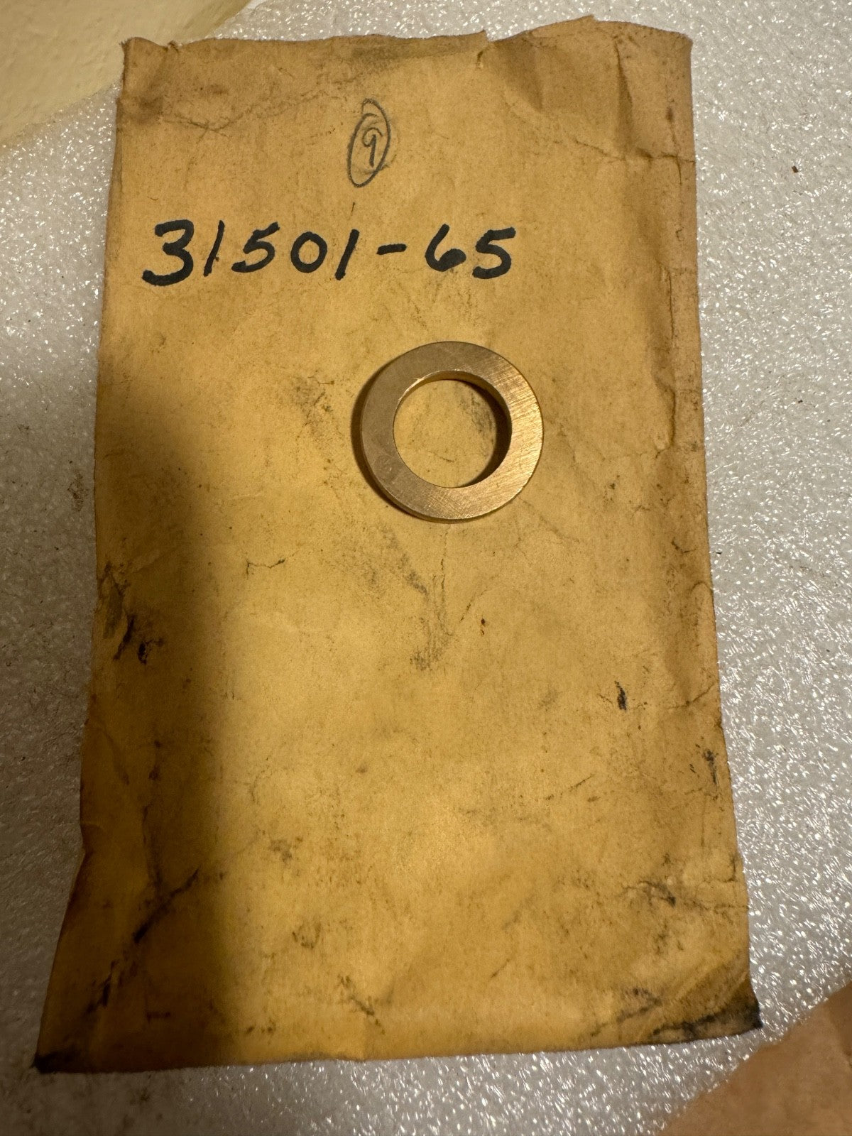 Harley 31501-65 Starter Shaft Housing Small Thrust Washer 1965-88 FL Sportster