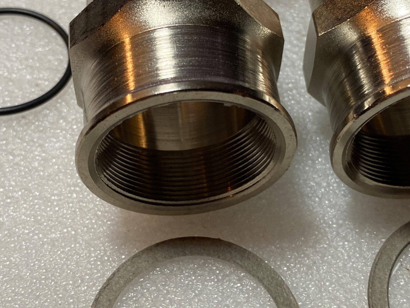 Harley B C Pea Shooter DL Nickel Valve Cover Kit 1926-34 OEM# 173-26; 174-26 USA