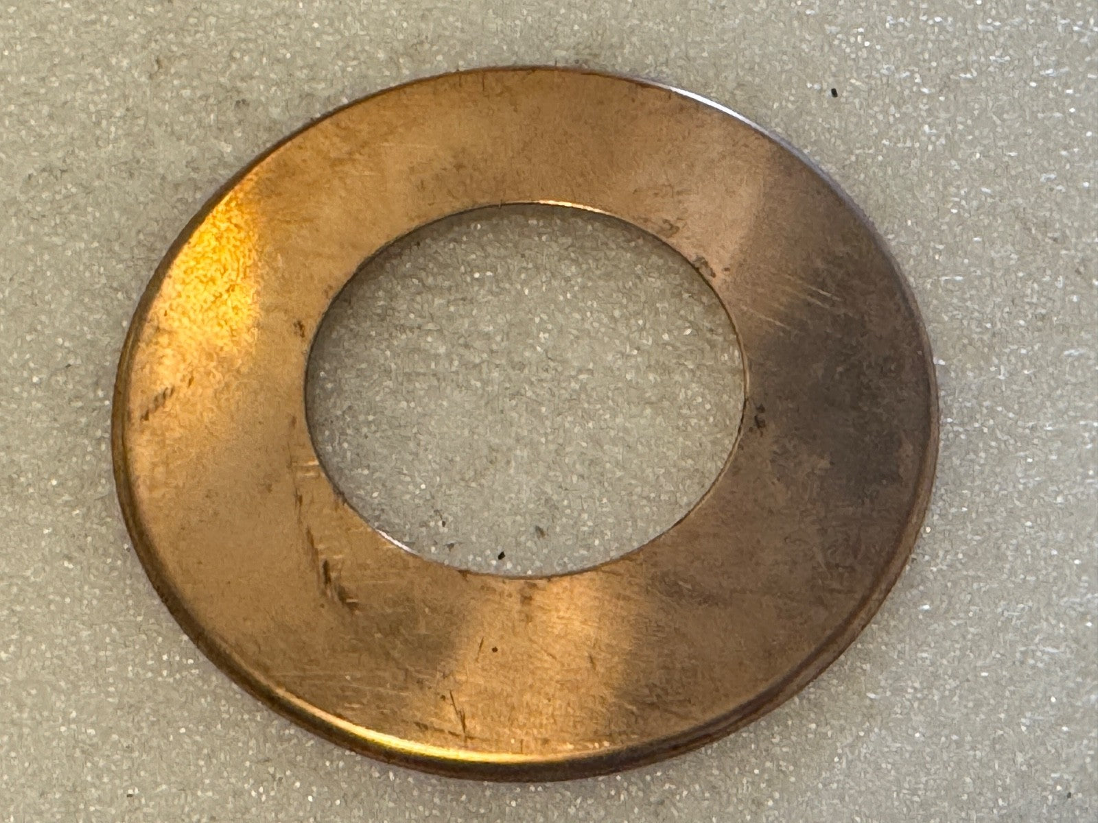 Harley 2294-15 JD VL Transmission Copper Large Oil Retainer Washer  1915-36 USA