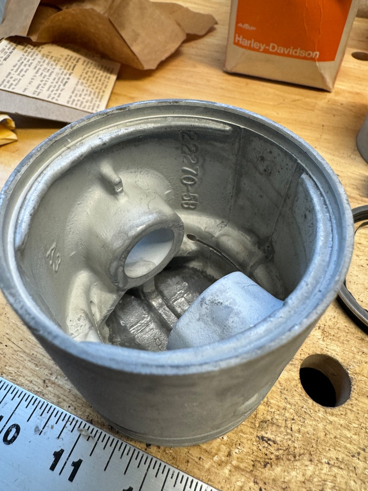 Harley NOS OEM# 22254-58A Sportster XLH XLCH Pistons .020 1958-71