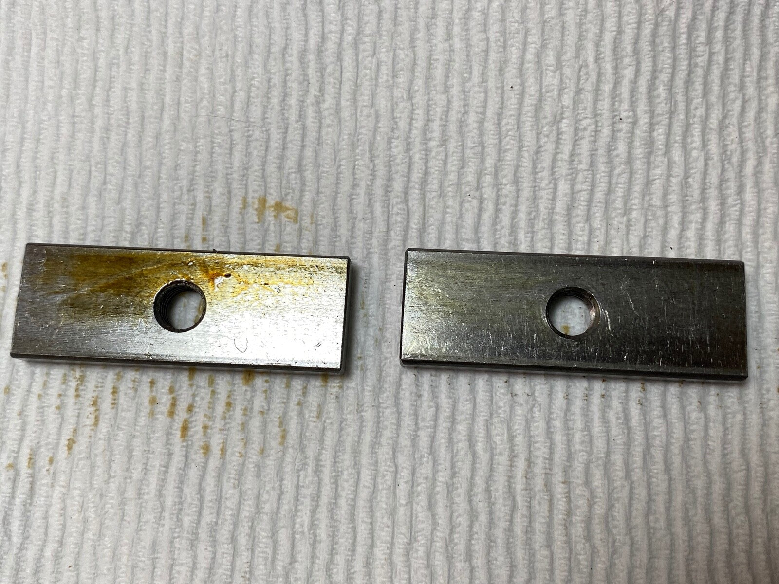 Harley 1936-1937 Rectangular Tool Box Bracket Plate Screw Pads Knucklehead, UL