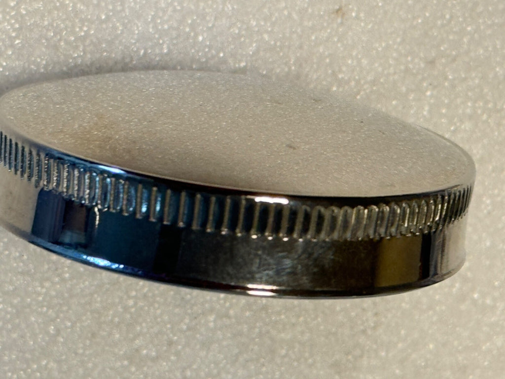 Harley 3507-37 1937-41 Early 45 Servicar Nickel EDM Oil Tank Cap W WL Euro "C"