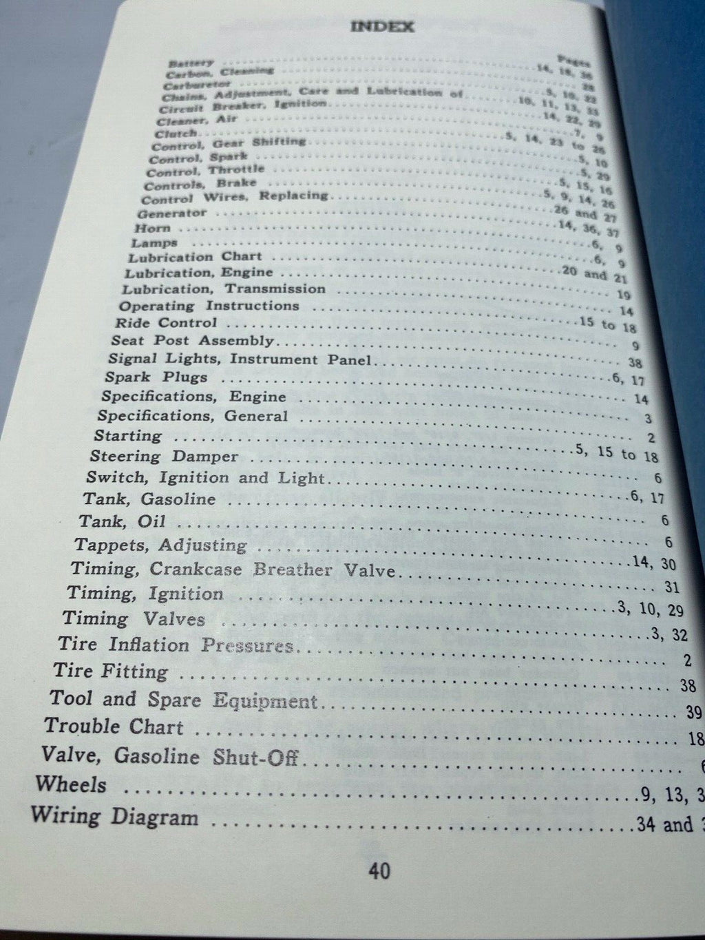 Harley Rider's Handbook Owner's Manual WW-II WLC 45" Model