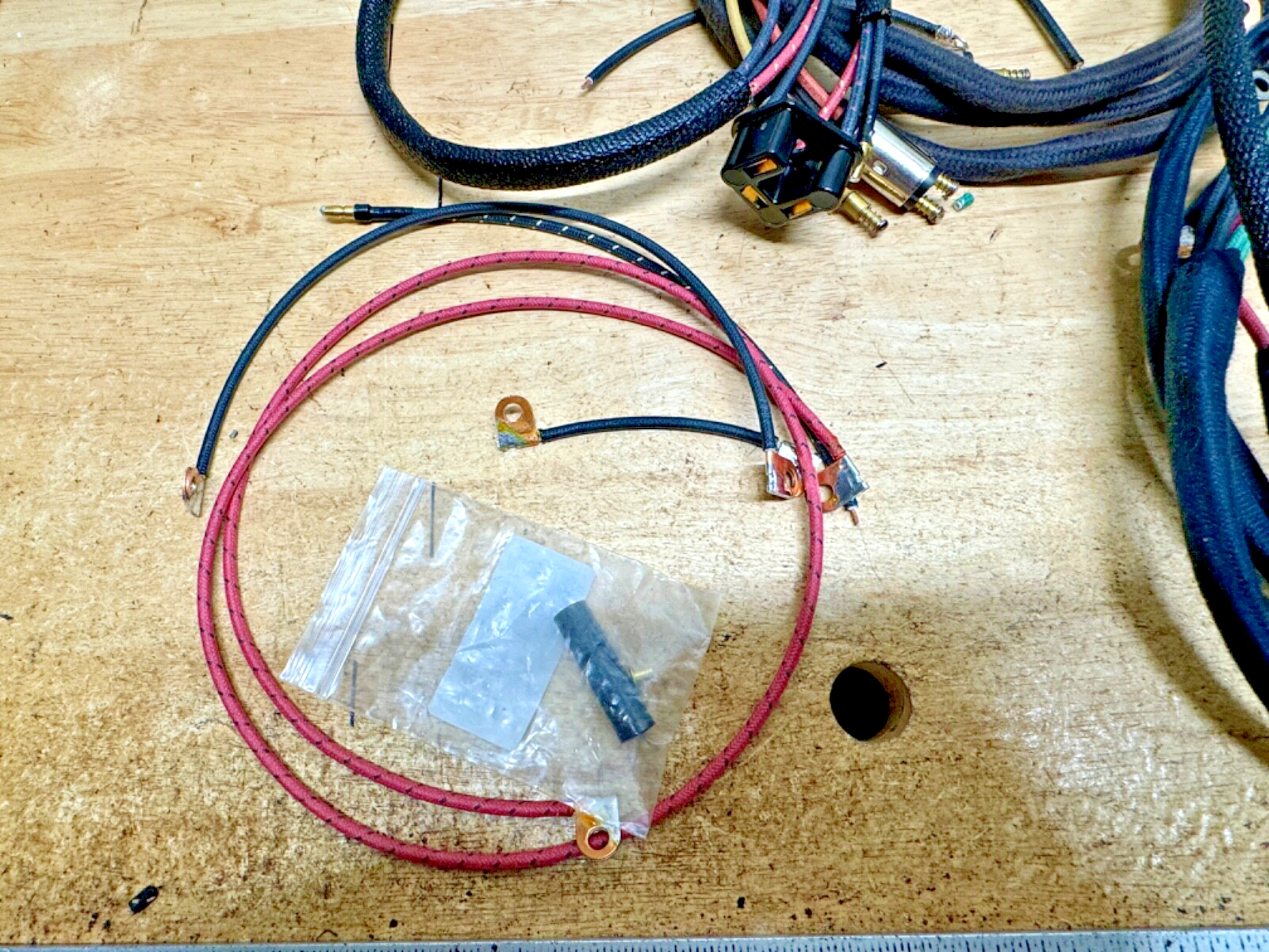 Harley 1942 XA Premium Wiring Harness Correct Soldered Terminals Cotton Loom USA