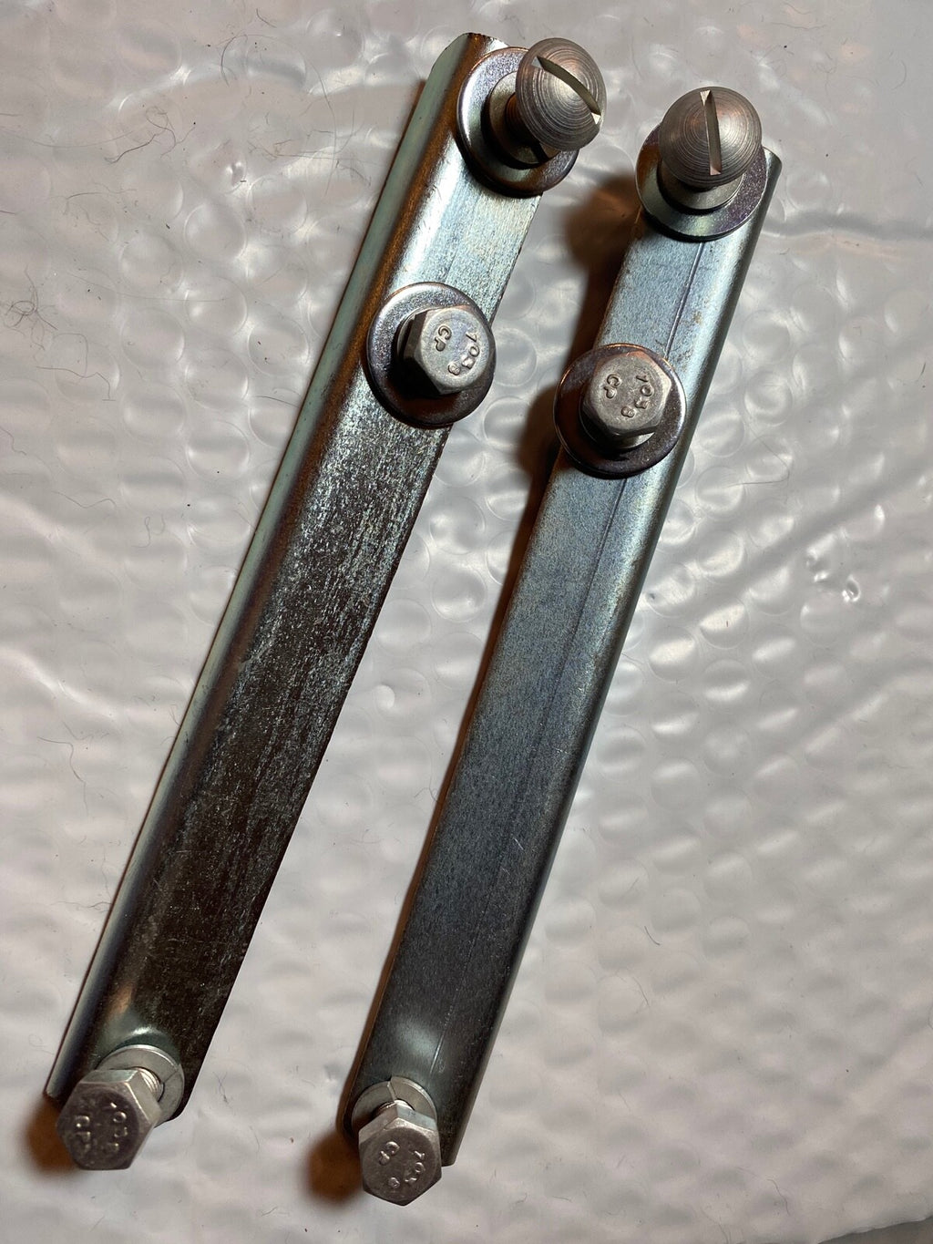 Harley Panhead Shovelhead Windshield Mounting Brackets w/ CP Bolts 1949-84 USA 