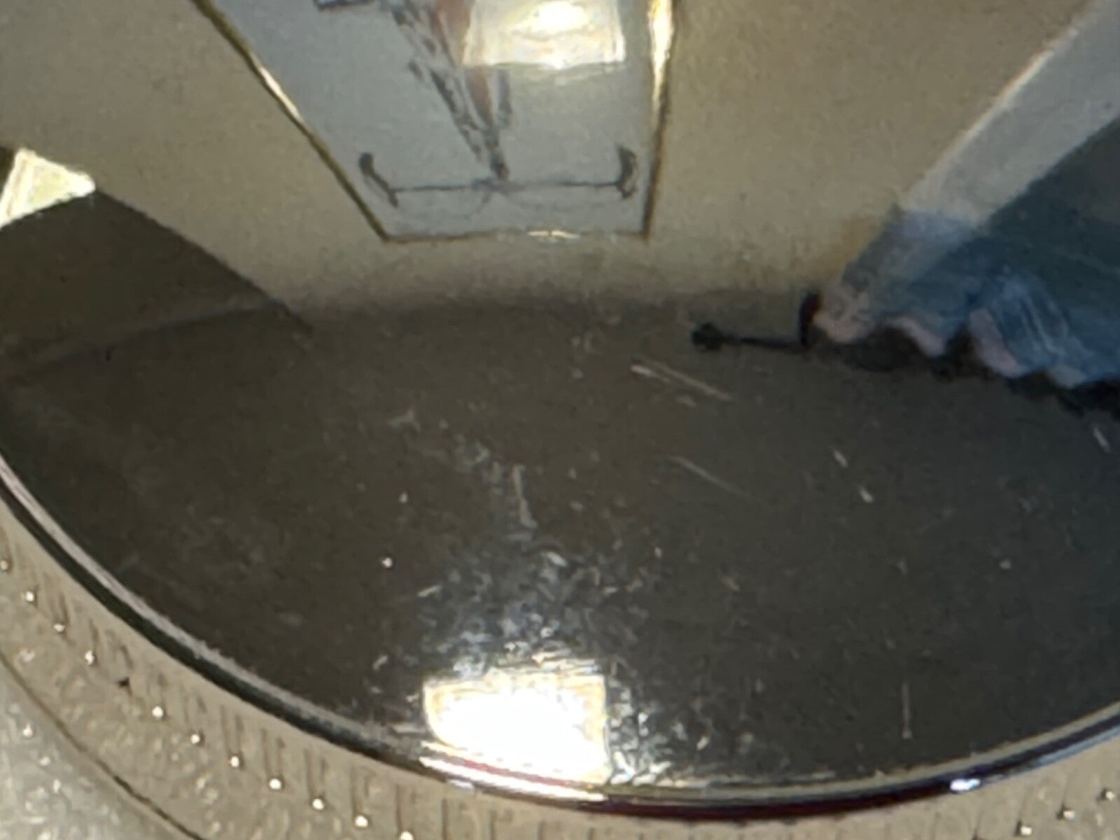 Harley 3507-37 1937-41 Early 45 Servicar Nickel EDM Oil Tank Cap W WL Euro "C"