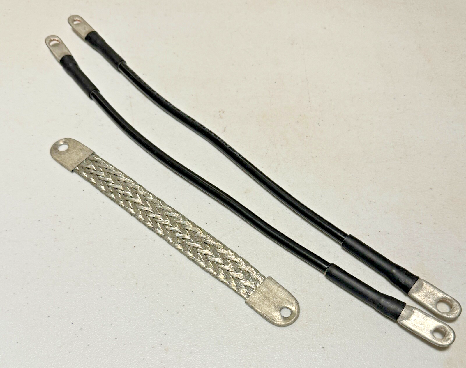 Harley XLH Battery & Starter Cable Set 1967-78 70069-65B; 70235-67