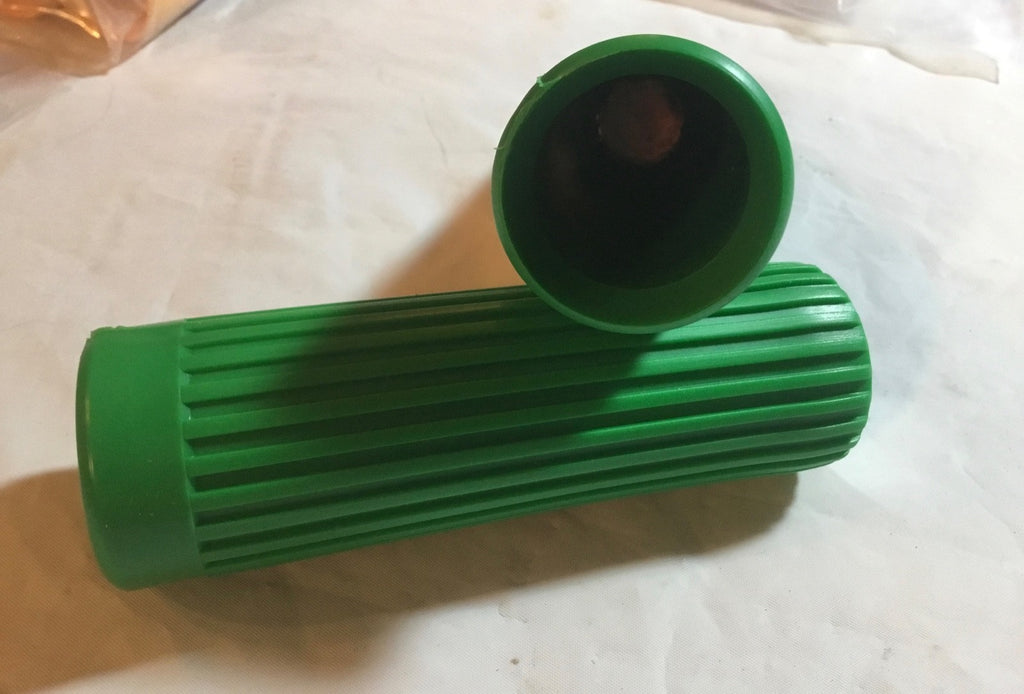 Harley Panhead Sportster XL Ranger Pacer Topper Ribbed Grips 1962-'64 Green