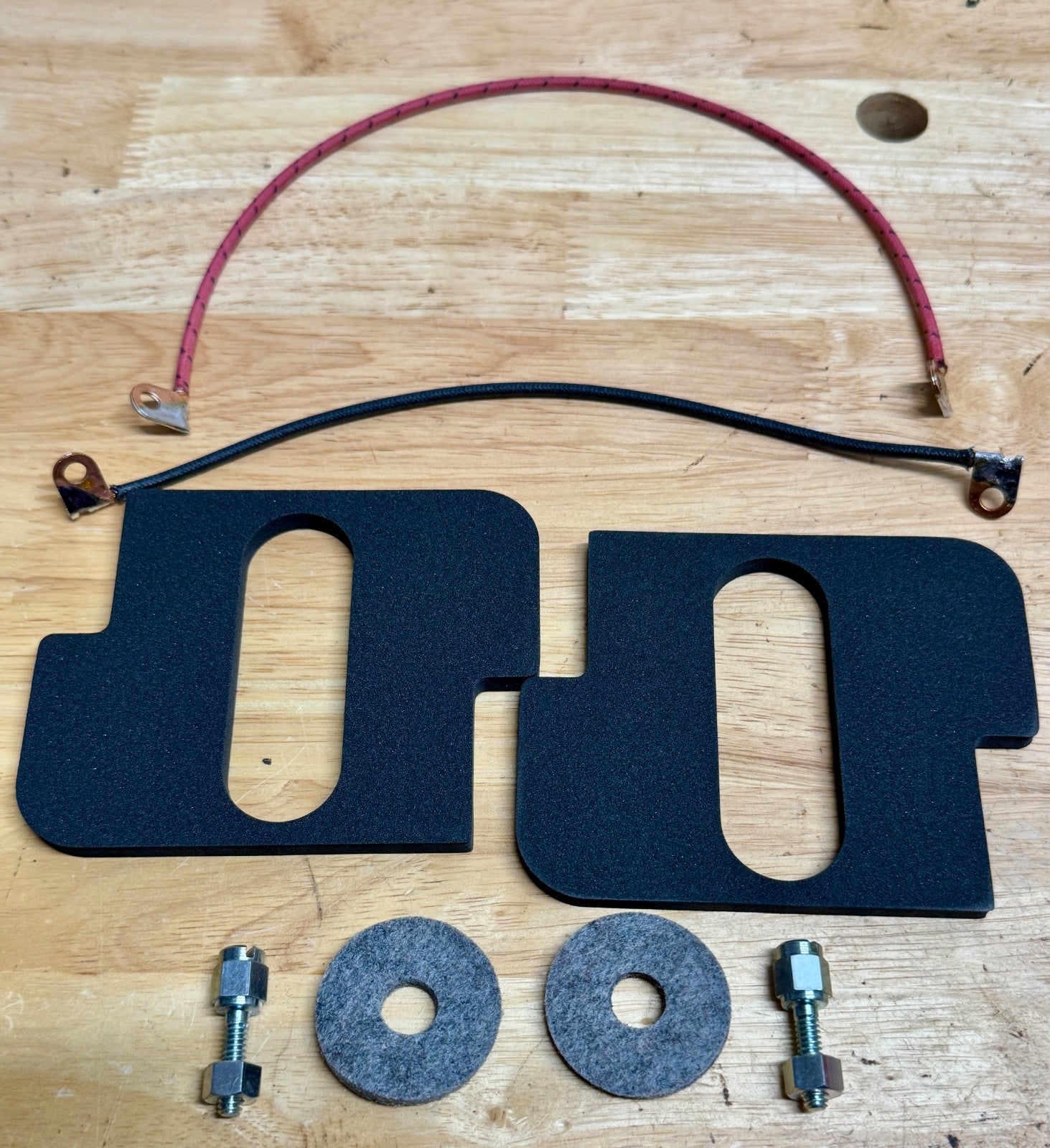 Harley 4427-15 Battery Pad Felt Screw & Wire Kit Knucklehead UL 1939-40 USA0