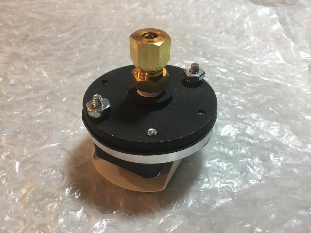 Harley 1936-37 Knucklehead UL WL Servicar Oil Pressure Gauge w/ Logo 4560-36