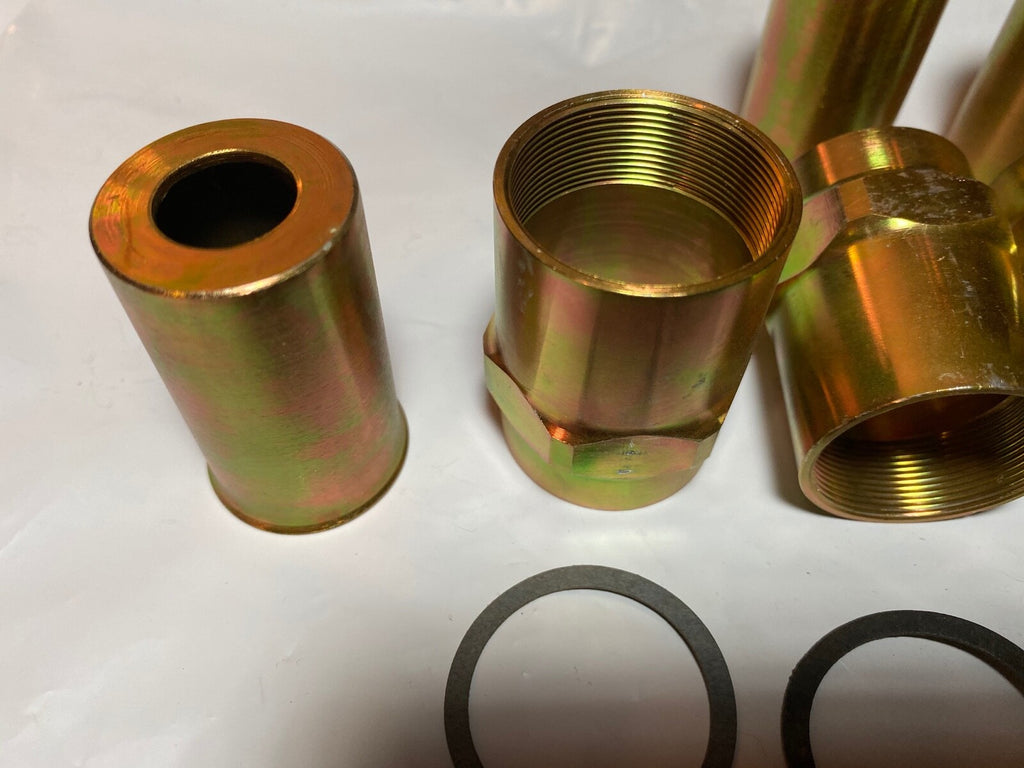 Harley 173-41 WLA WLC Servicar O-Ring Valve Spring Covers Yellow Zinc 1941-73 