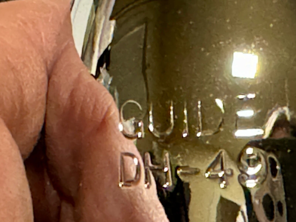 Harley Guide DH-49 Bullet Lamps Fish Eye Replaces OEM 68552-58A W Frosted Lenses