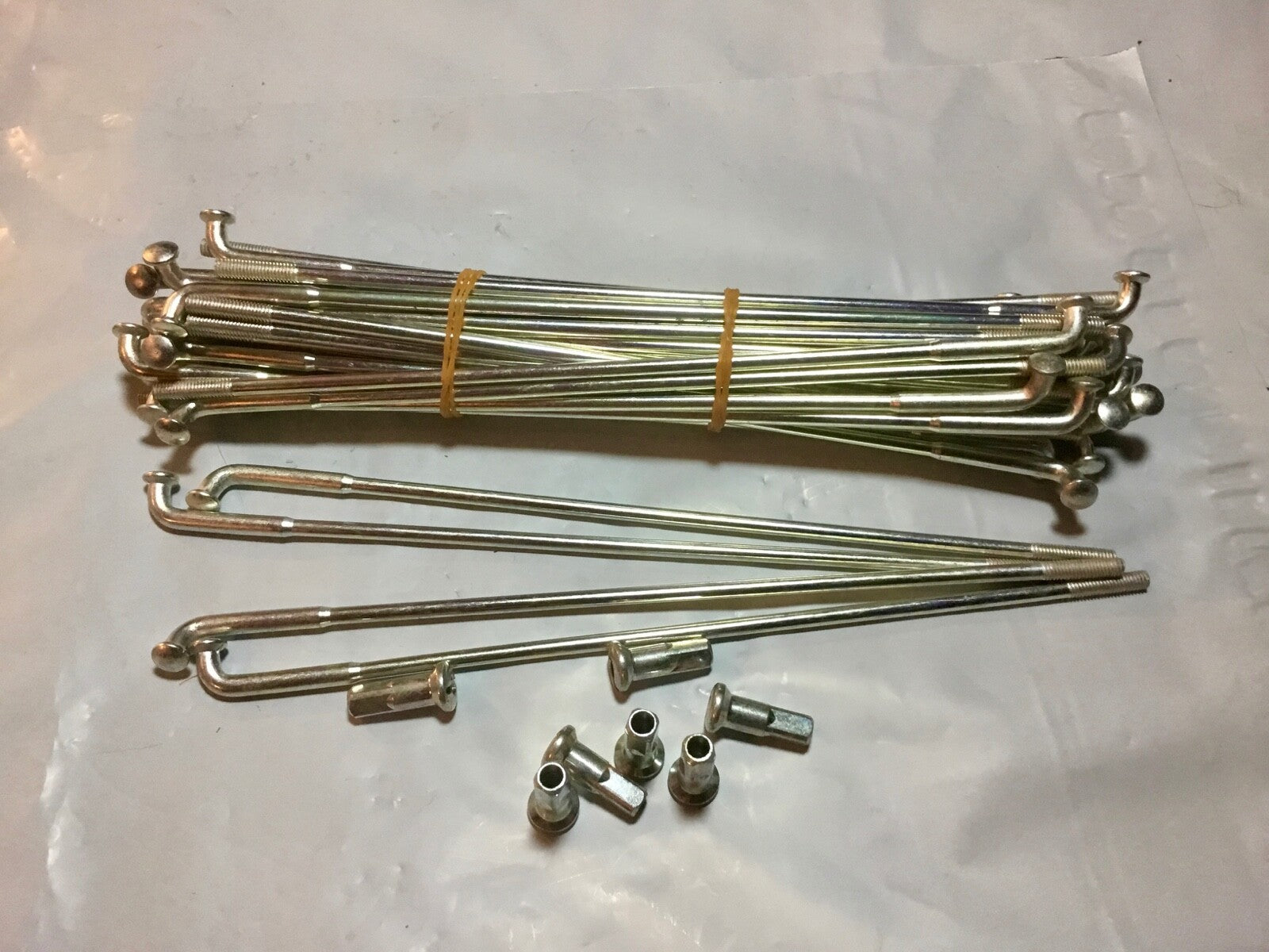 Harley Knucklehead UL WL 18" CADMIUM PLATED Star Hub Spokes OEM# 3943-36 Euro