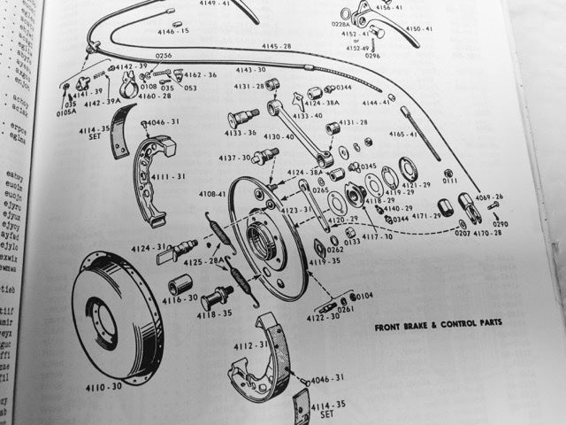 Harley WL WLA WLC Lower Brake Cable Clamp Clip OEM# 4163-40 1940-52 Cad