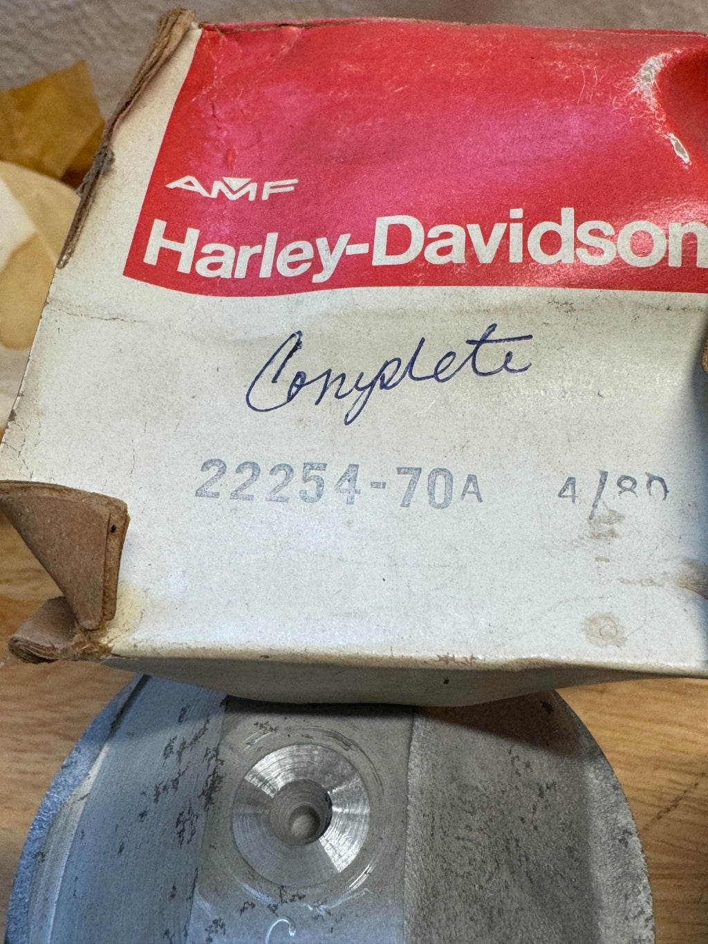 Harley NOS OEM# 22254-70 Sportster XLH XLCH Pistons .020 1970-71