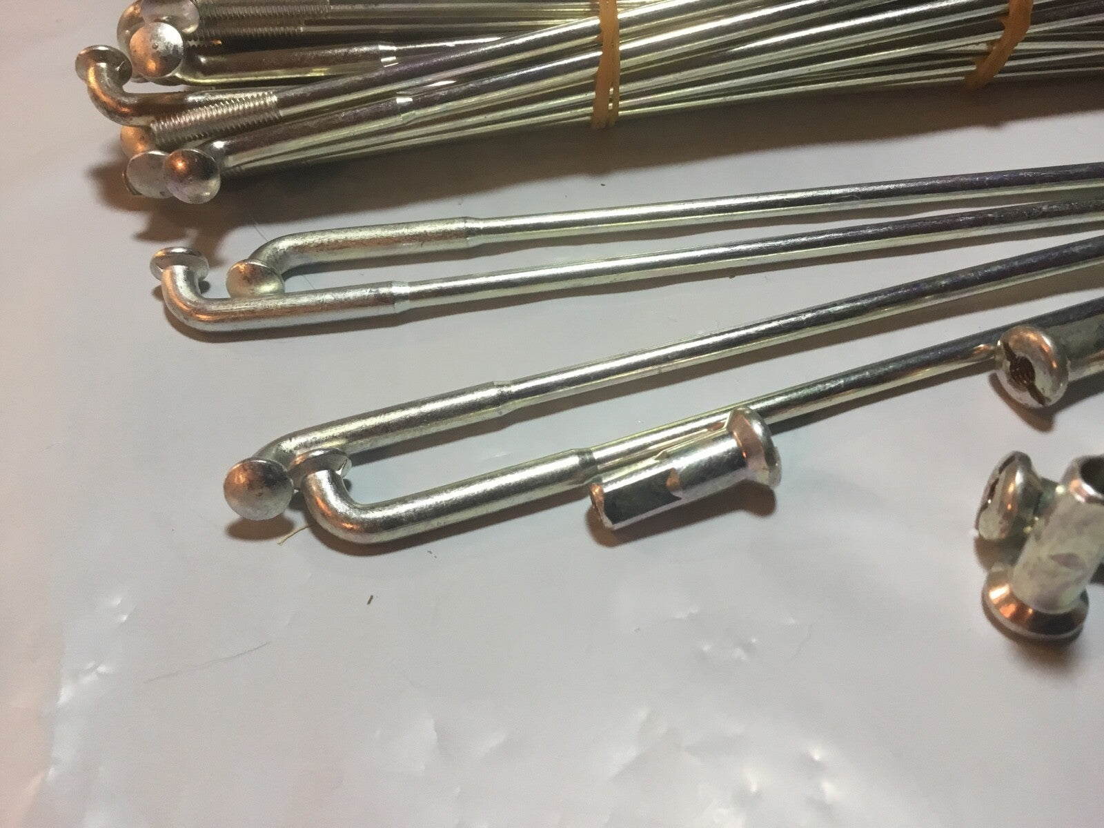 Harley Knucklehead UL WL 18" CADMIUM PLATED Star Hub Spokes OEM# 3943-36 Euro