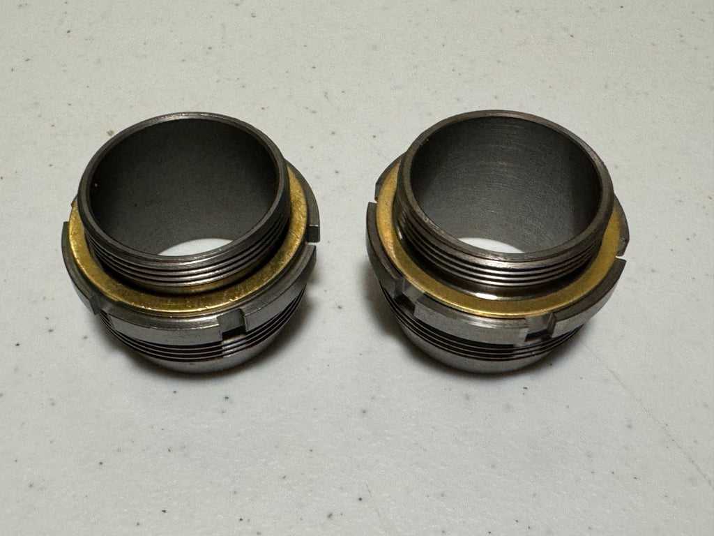 Harley JD 61" Exhaust Nipples w/Seals OEM# 1012-15 1915-1924 European Made