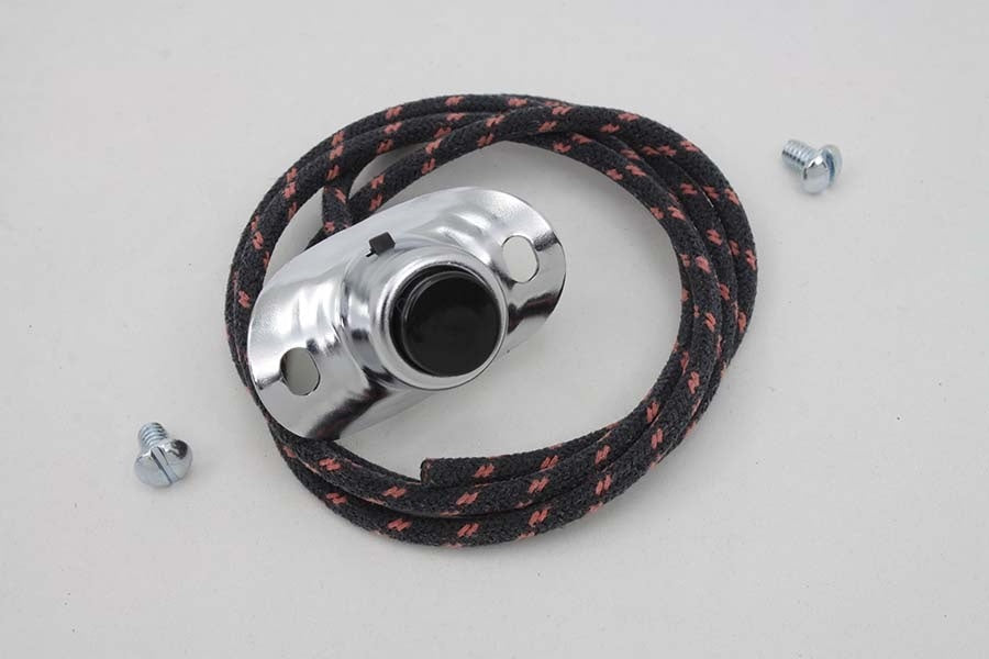 Harley 70800-26 Single Wire Horn Button JD VL UL WL WLA Knucklehead Panhead