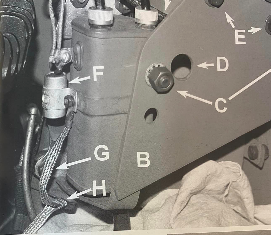 Harley WLA Radio Suppression Bonding or Ground Strap Engine-Coil OEM# 1743-42M