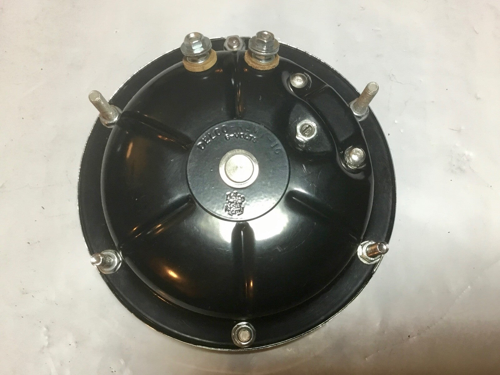 Harley 4801-31 Delco-Remy 16 "6 Bolt" Horn w/ Chrome Wing Face 1936 VL VLH