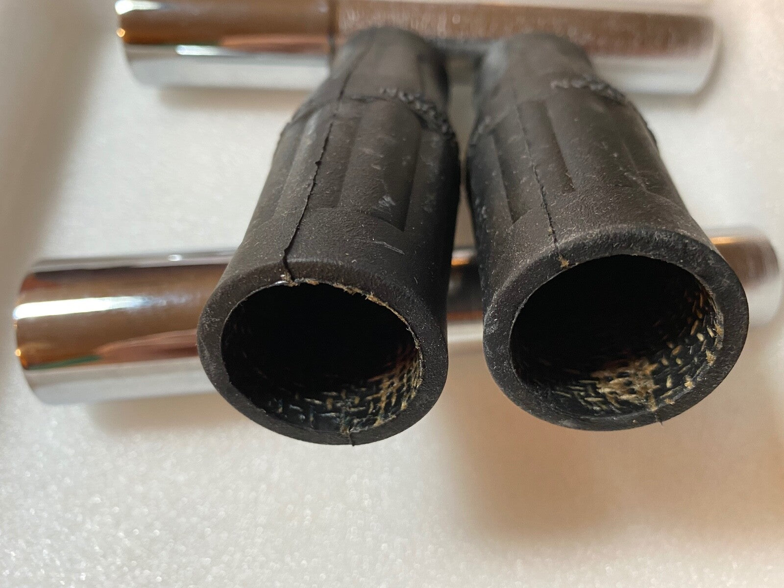 Harley JD VL DL RL Nickel Throttle & Spark Spirals & Grips 1916-34 OEM# 3312-16 