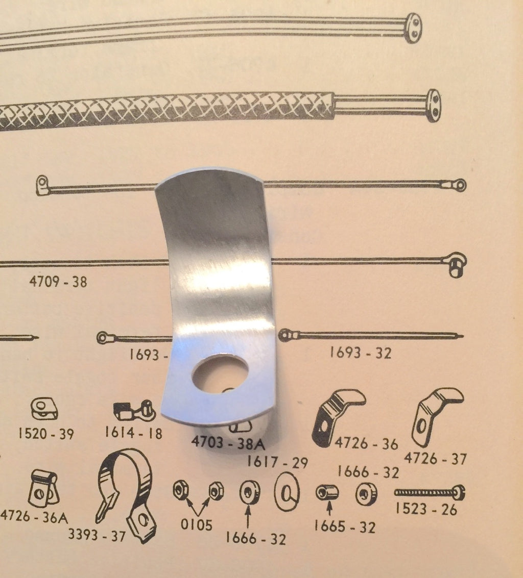 Harley 4726-36 9970 Front Spark Plug Cable Clip Knucklehead Panhead 36-69