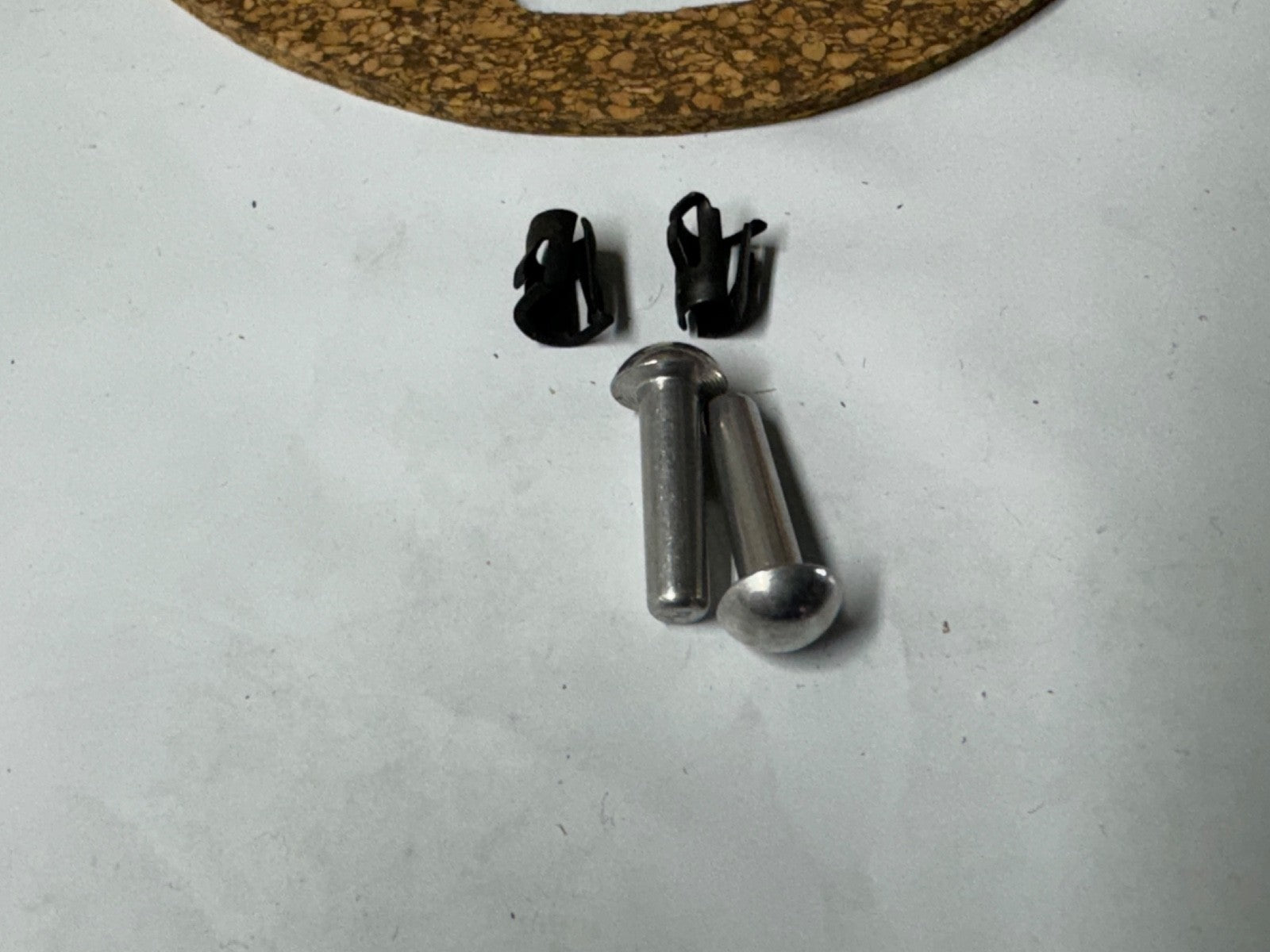 Harley 1957-58 Tank Emblem Rivet & Gasket Kit Panhead Sportster 61792-57 USA