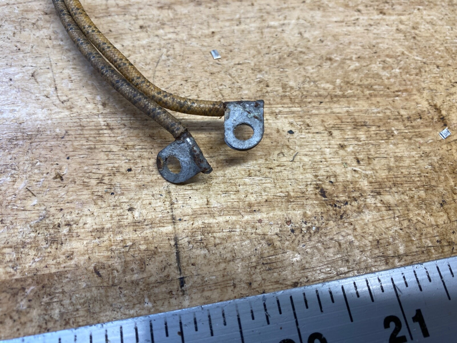 Harley NOS WLA Knucklehead Two Wire Harness 26" Generator to Regulator? 1940's.