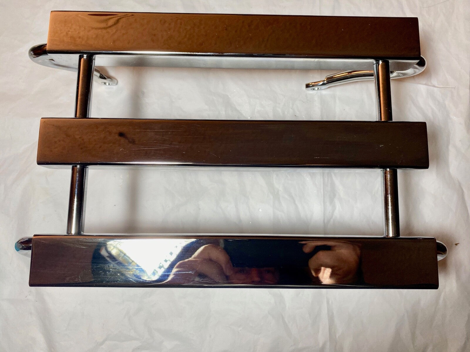 Harley 53403-52 Panhead Rigid Frame 3 Channel Luggage Rack & Mount Kit 1949-57 