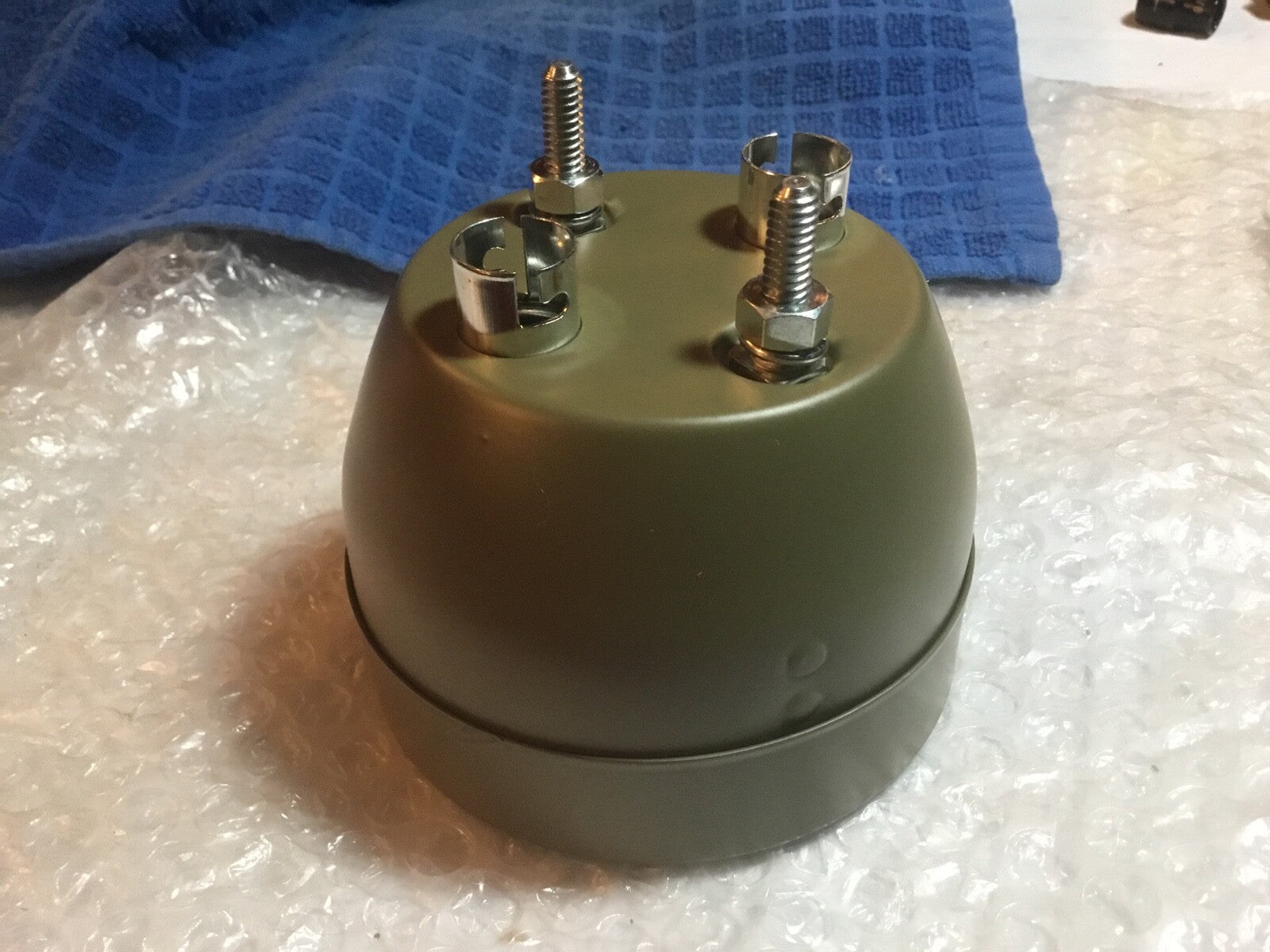 Harley WLA UA ELA ULA XA Guide Left Rear Black Out Red Tail Lamp Light 5052-42M 