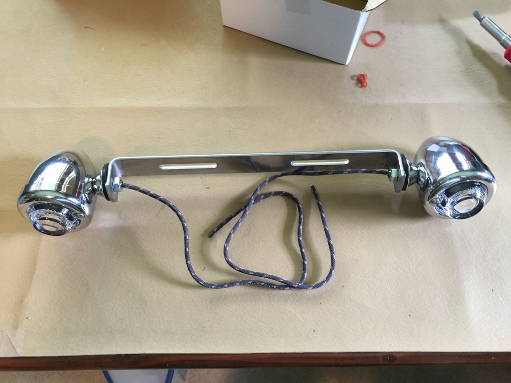 Harley Guide DH-49 Bullet Lamp Bracket, Chrome
