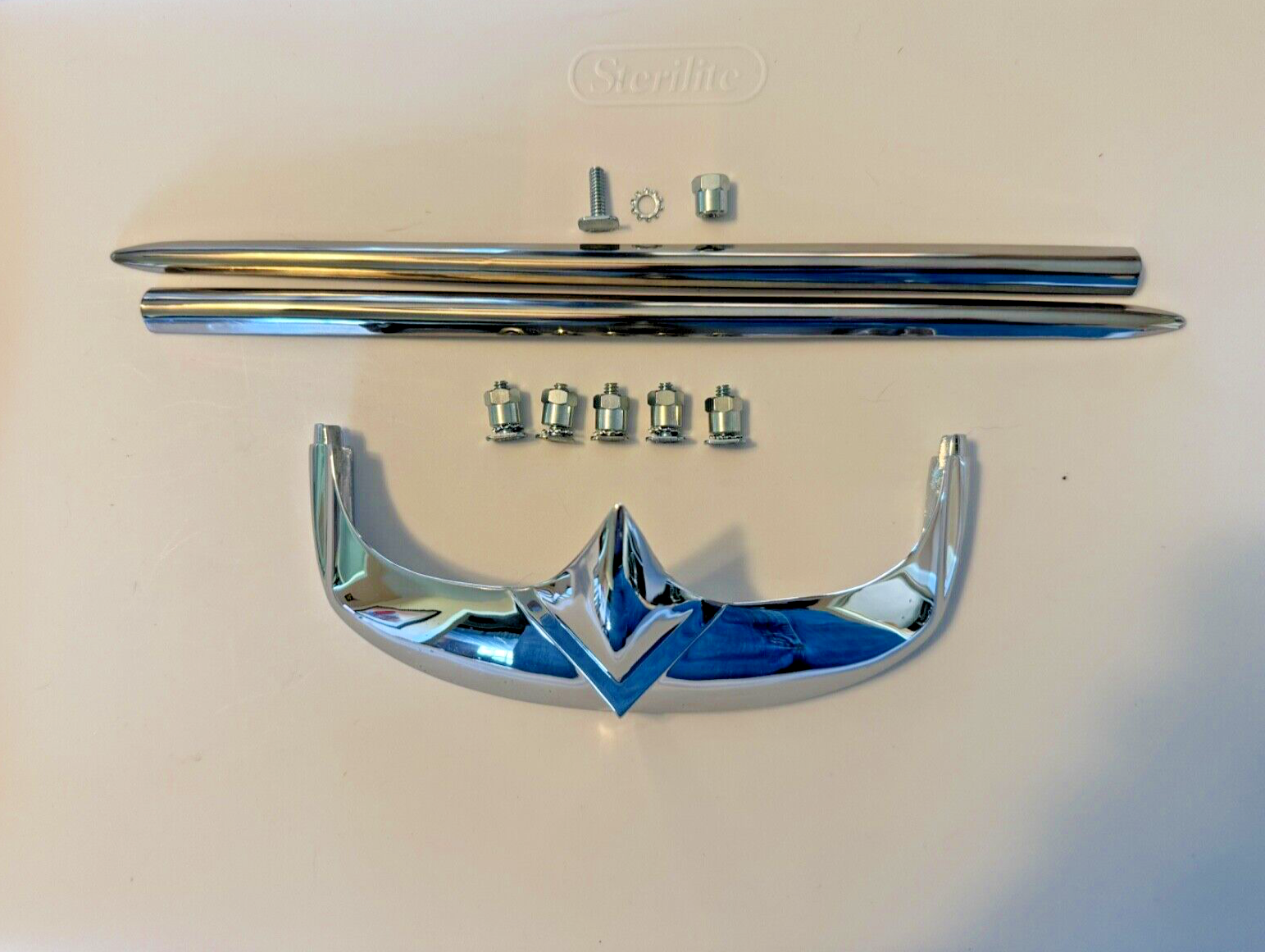 Harley FL FLH Panhead Shovelhead Front Fender Tip Trim Kit 1959-66 Duo-Glide