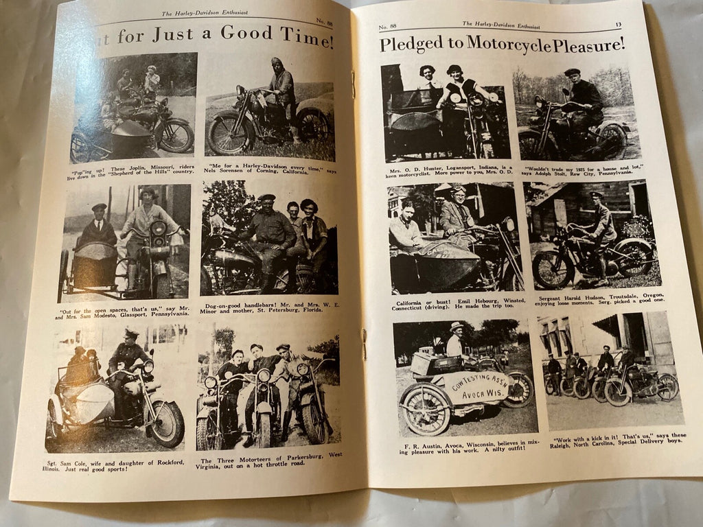 Harley Enthusiast Model Intro Issue 1926 Models Sept '25 JD Single Pea Shooter