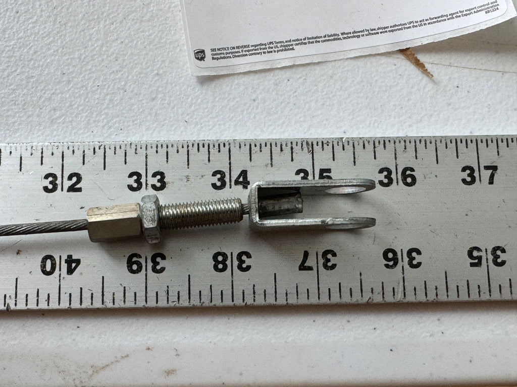 Harley 38618-52 Panhead 8" Over Hand Clutch Mouse Trap Cable 1952-67