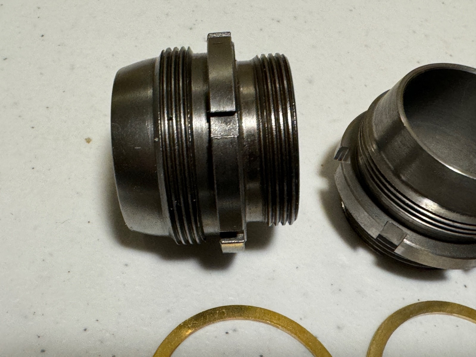 Harley JD 61" Exhaust Nipples w/Seals OEM# 1012-15 1915-1924 European Made