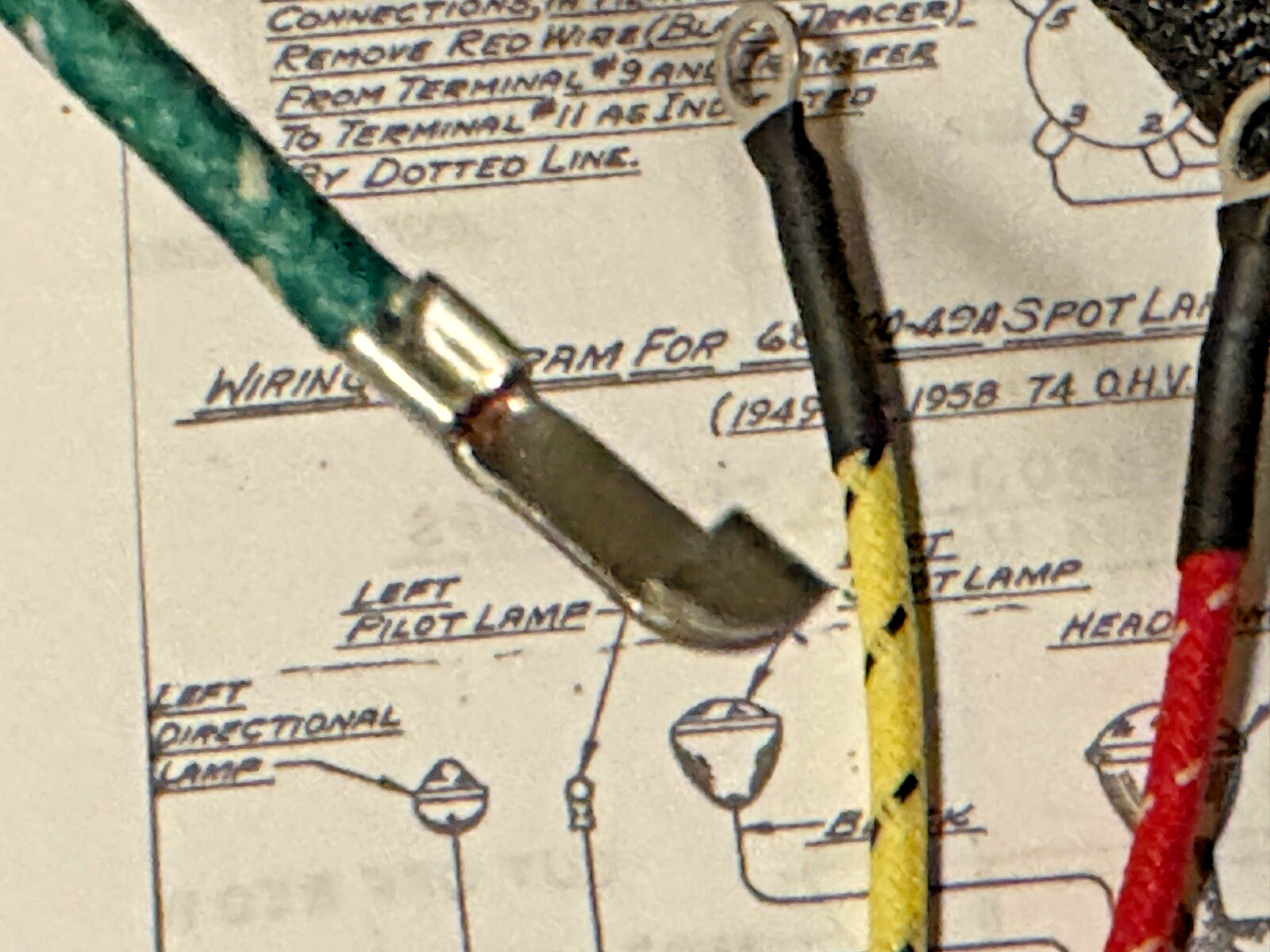 Harley 1968-69 Complete Shovelhead Turn Signal Wiring Overhaul Wire Harness