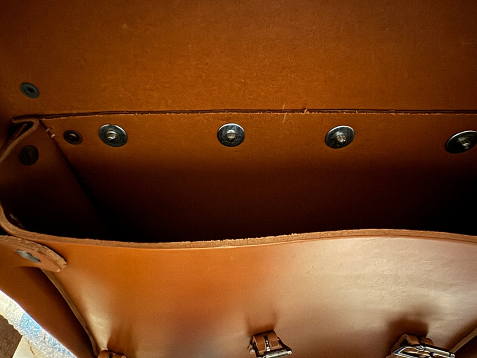 Harley 11786-X WLA WLC Smooth Grain Saddlebags  1942-1952 European