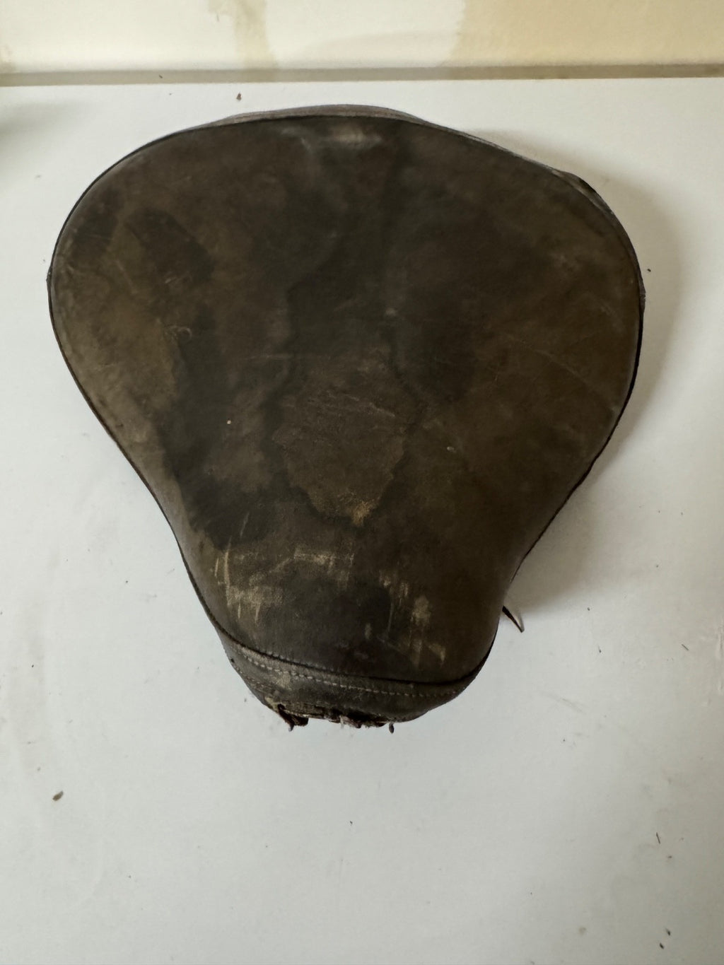 Harley Triumph Bates Seat Chopper Bobber WR Racer Great Patina!0