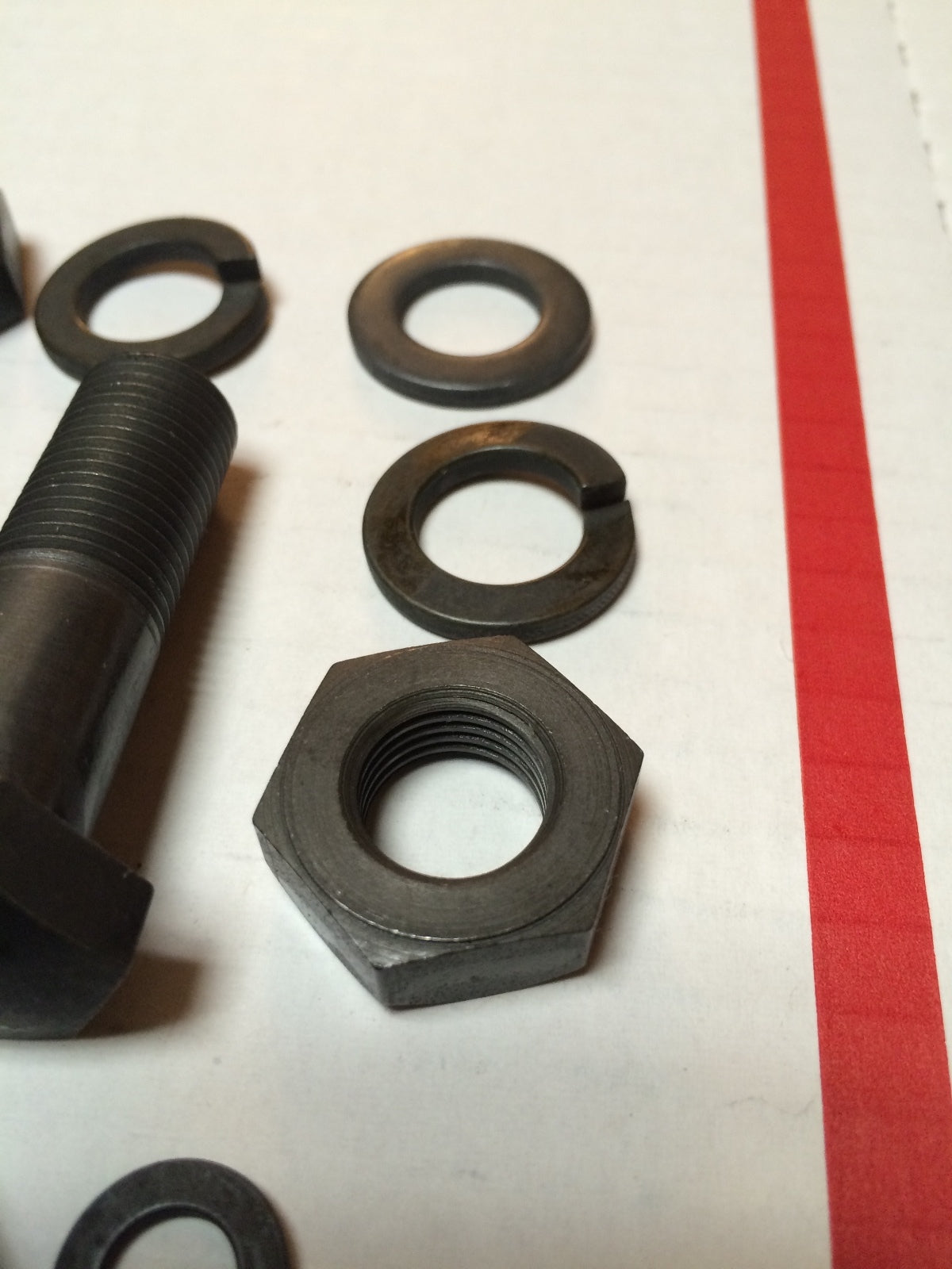 Harley Knucklehead UL Panhead Rear Crash Bar Mounting Hardware Kit Parkerized 