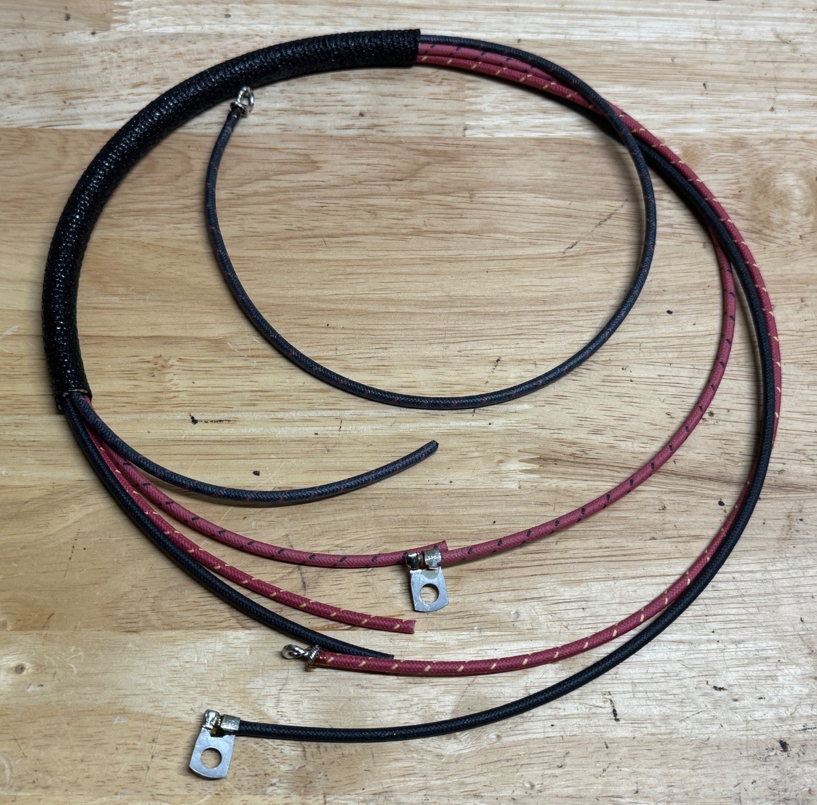 Harley 4703-36 Knucklehead Dimmer & Horn Handlebar Wires Correct Terminals 46-470
