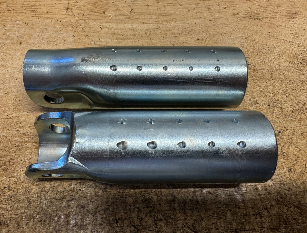 Harley NOS 1952-91 K-Model Sportster Hummer FX Foot Pegs W/ Logo 50939-52