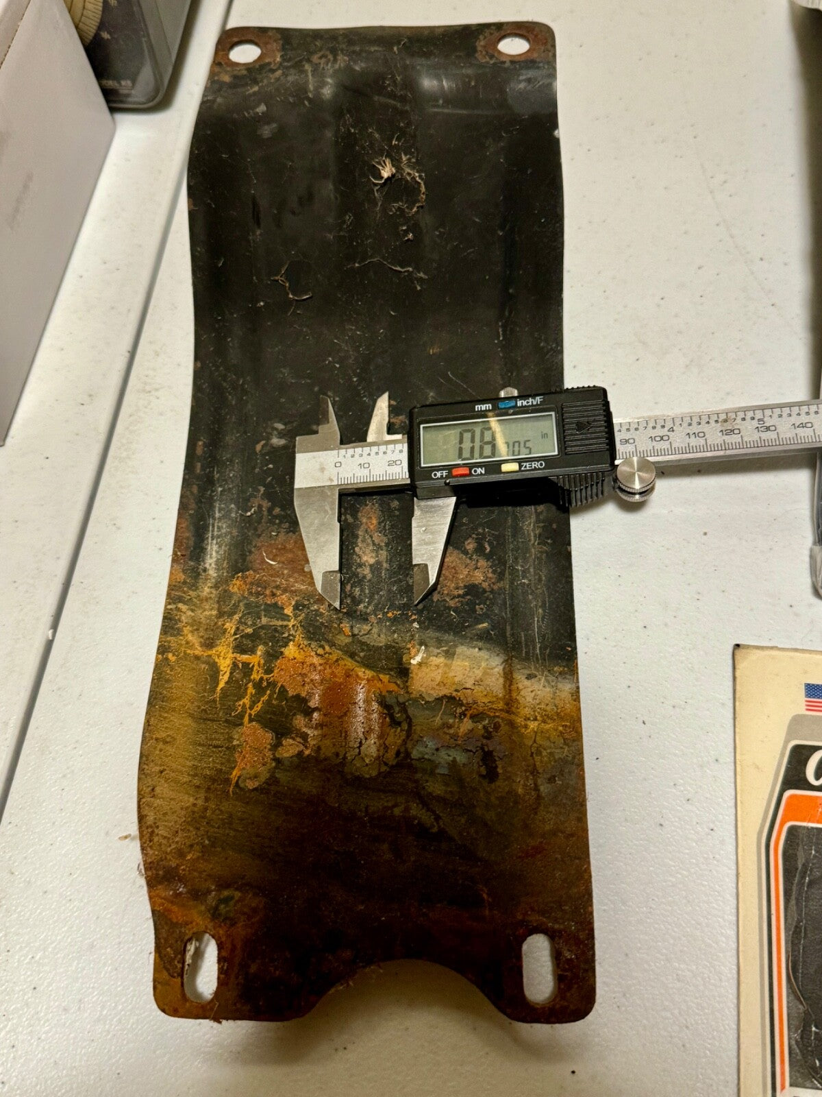 Harley OEM# 404-36 1936-39 Knucklehead UL Narrow Rib Skid Plate Pan Case Guard