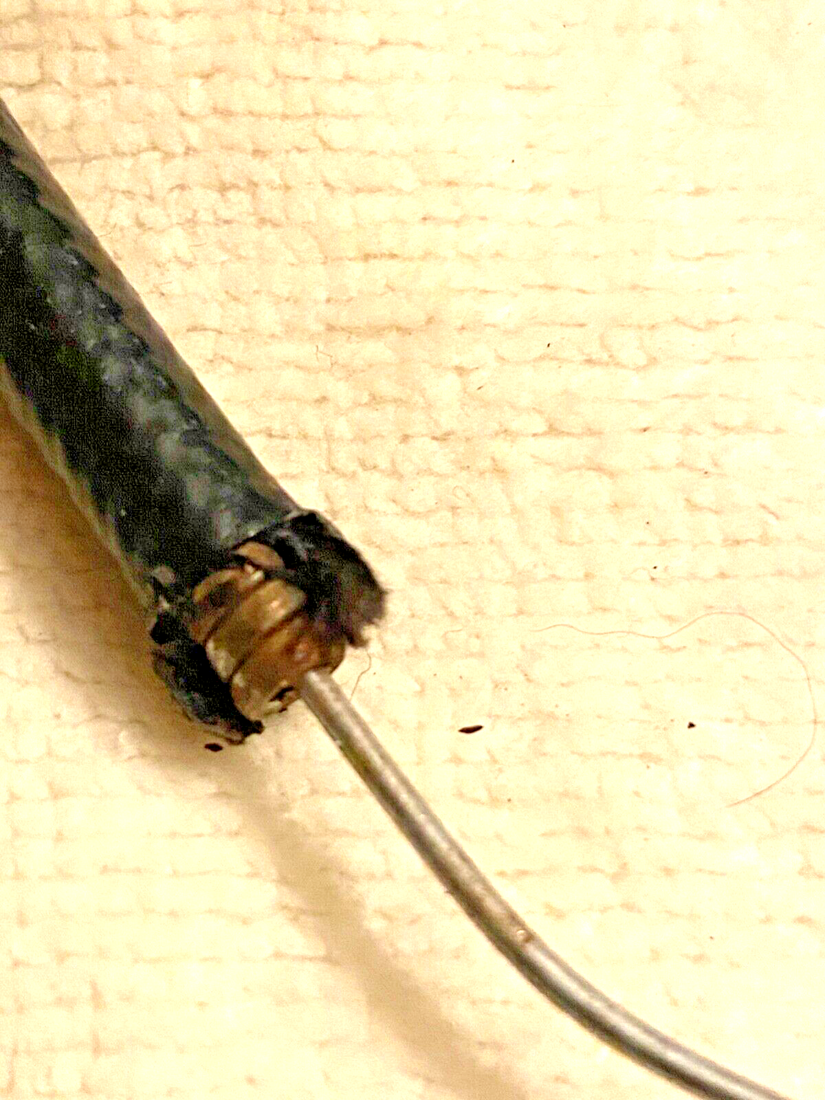 Harley 3334-32 WL Cotton Weave Spark & Throttle Cable Coil Set 1936-48