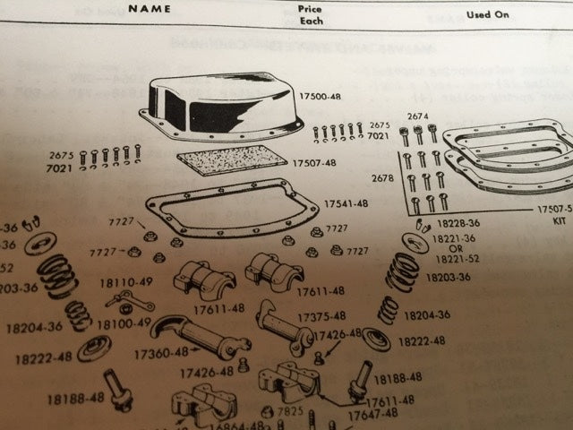 Harley Panhead Valve Cover Screws Kit 1951-1954 EL FL OEM 2674 2678 7021
