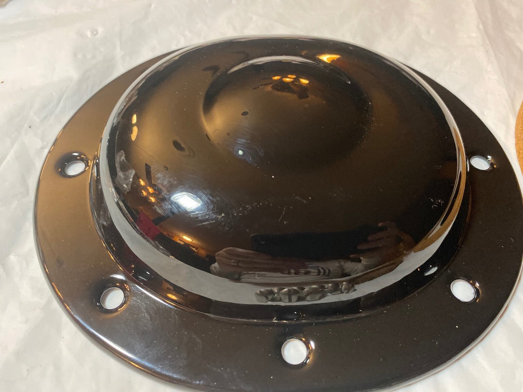 Harley Knucklehead Panhead UL Primary Derby & Inspection Cover Kit 1936-54 Black