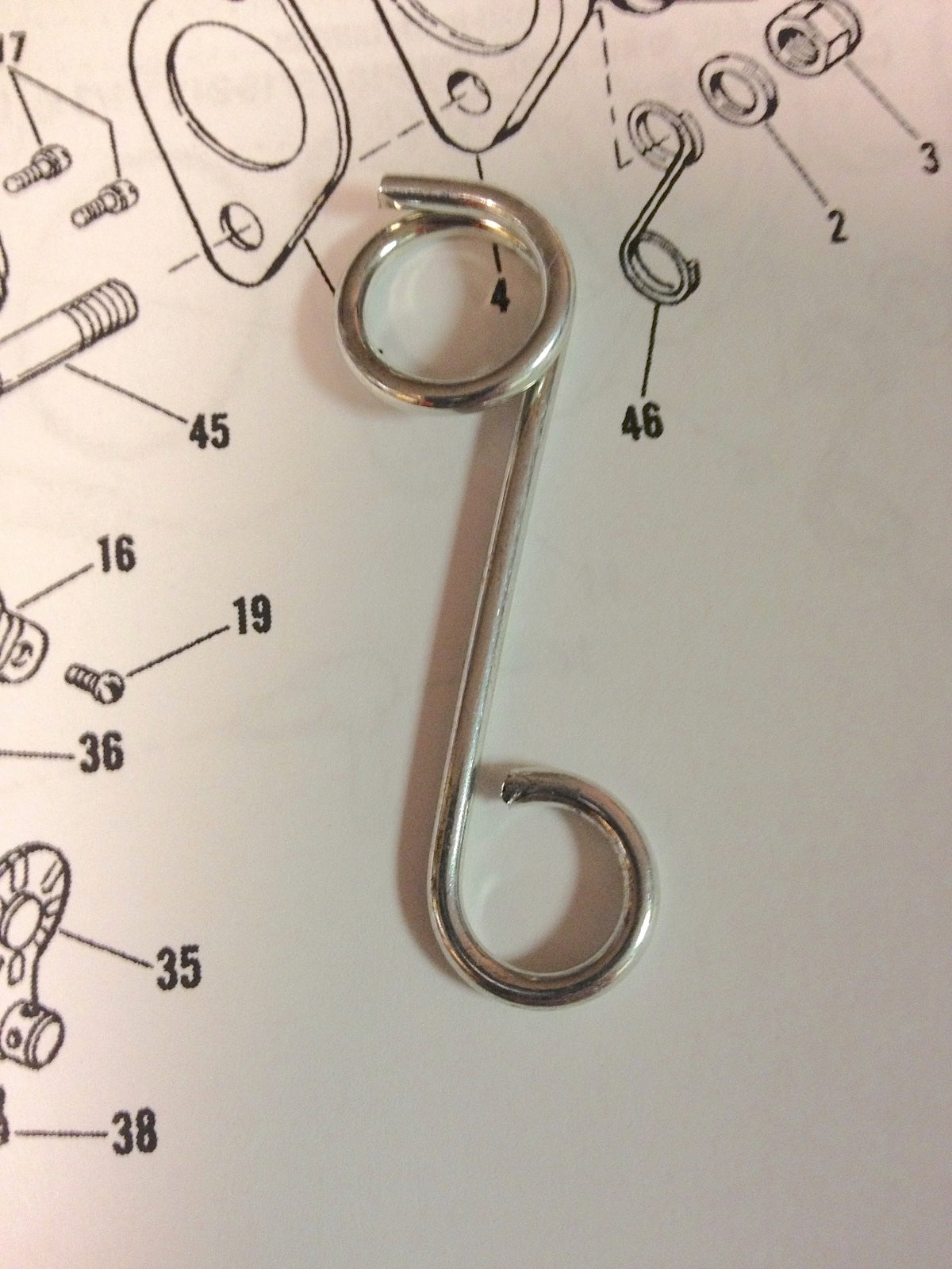 Harley Throttle Cable, Gas Line Guide Shovelhead 66-84 FL FLH FX Electra-Glide