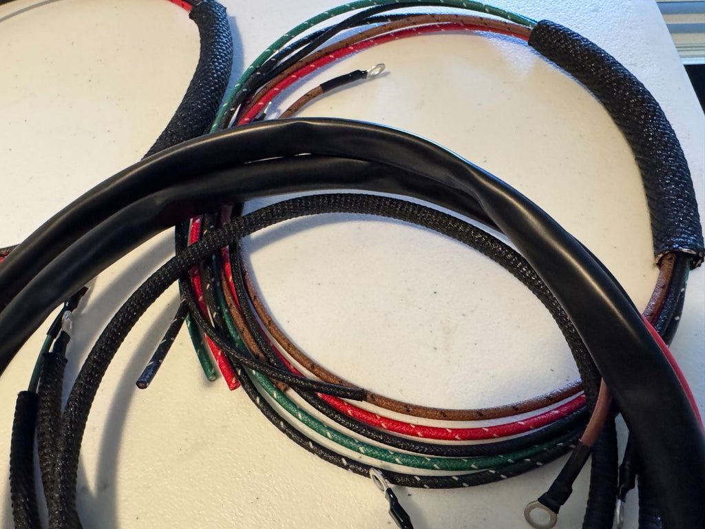 Harley Sportster XLH Wiring Harness Kit 1968-69 W/ Turn Signals Vinyl & Cotton2
