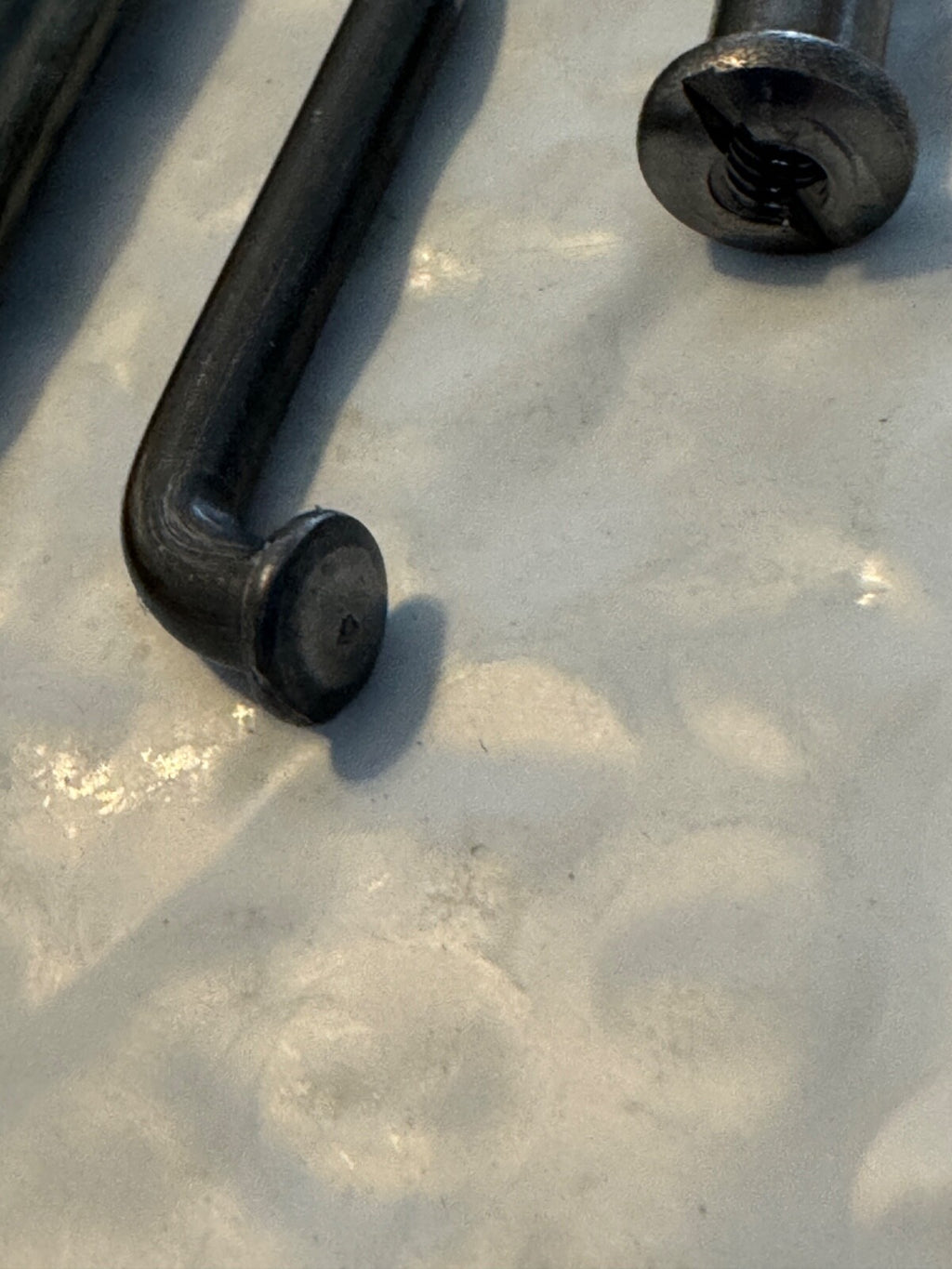 Harley Knucklehead Panhead 16" Raw Steel Star Hub Spokes OEM 43032-40 40-72